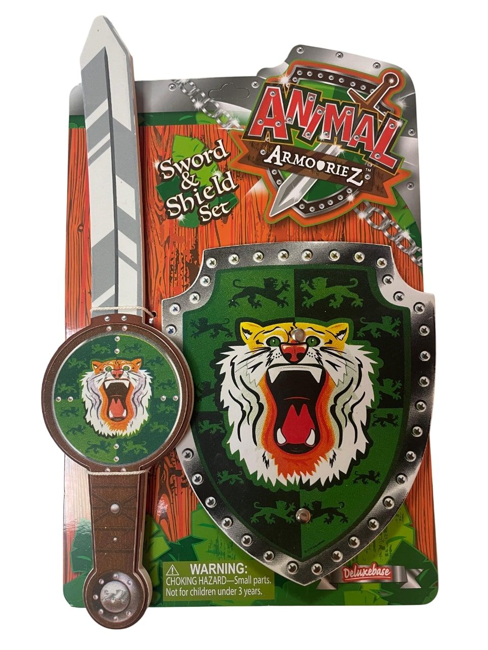 Deluxe Base - Animal Armouriez Sword & Shield Set - Tiger - 2 Pcs