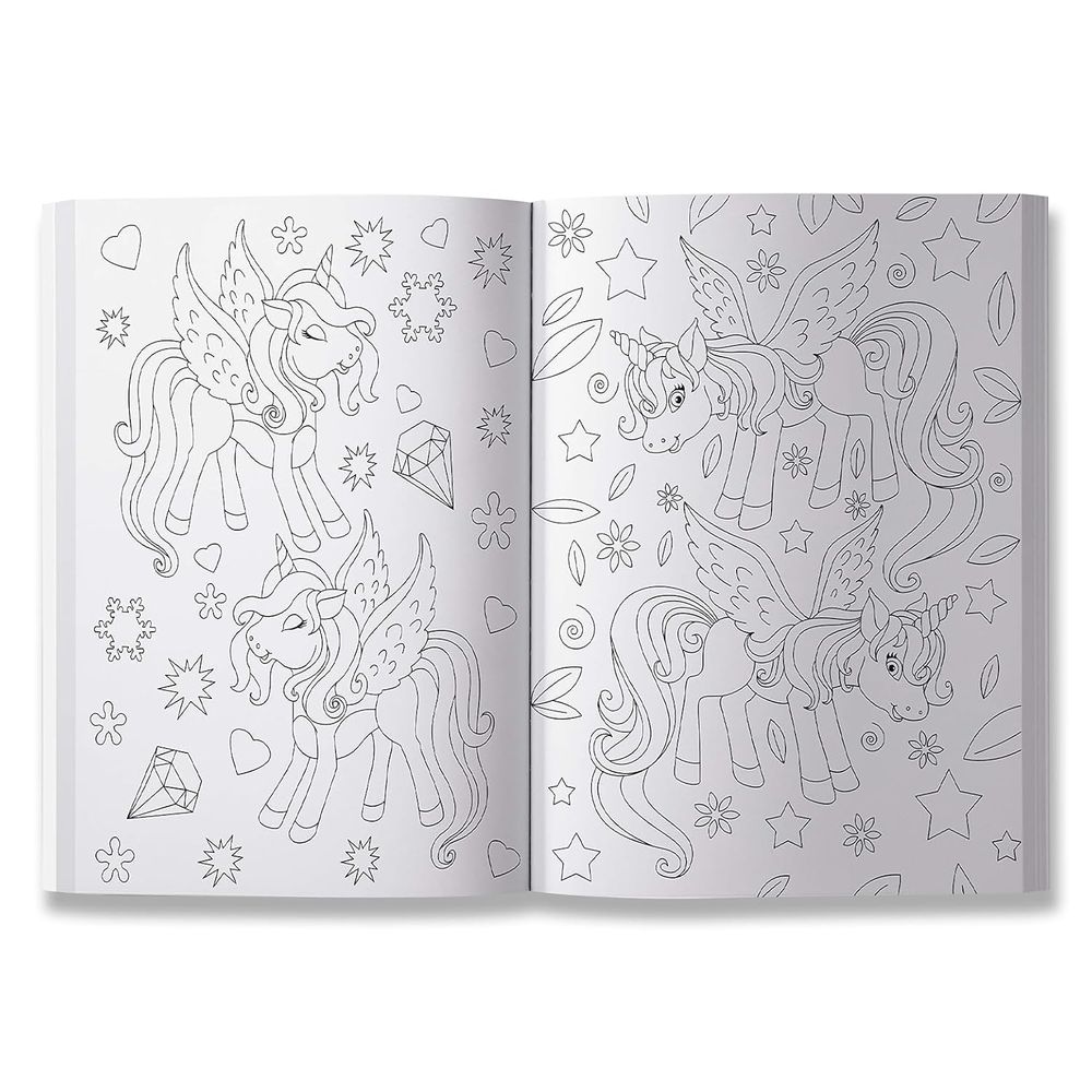 Robert Frederick - A4 Magical Creatures Colouring Set - Unicorn