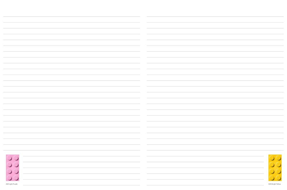 Lego - Iconic Lined Notebook