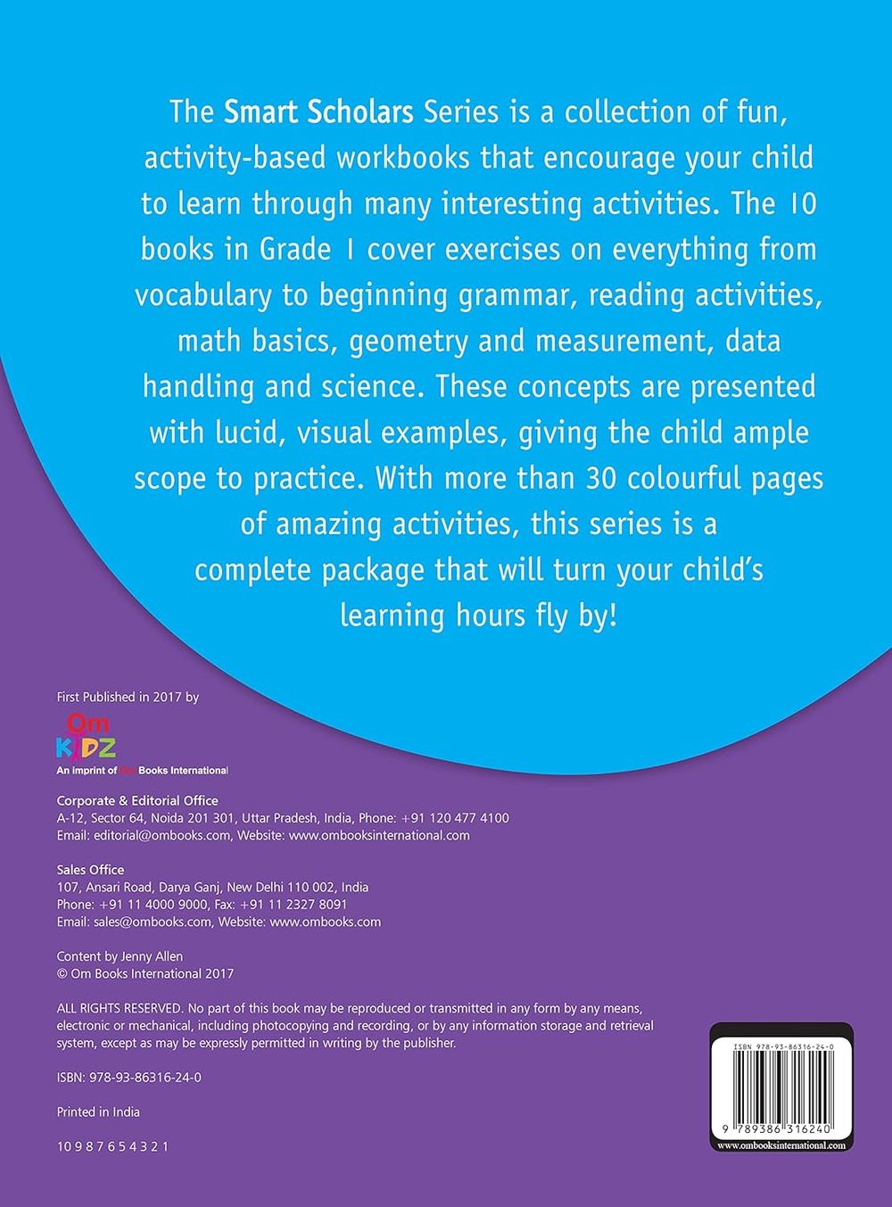 Om Books International - Smart Scholars Grade 1 Geometry