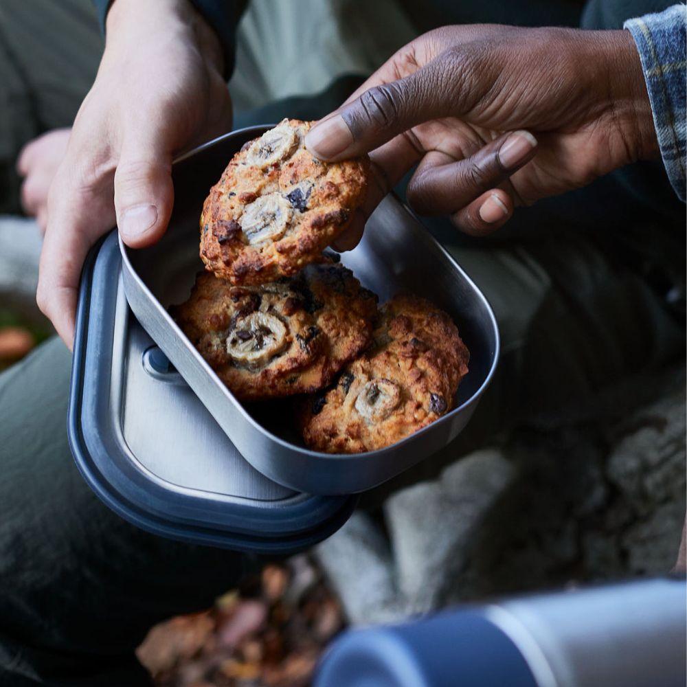 Black+Blum - Single Compartment Stainless Steel Lunch Box - Olive