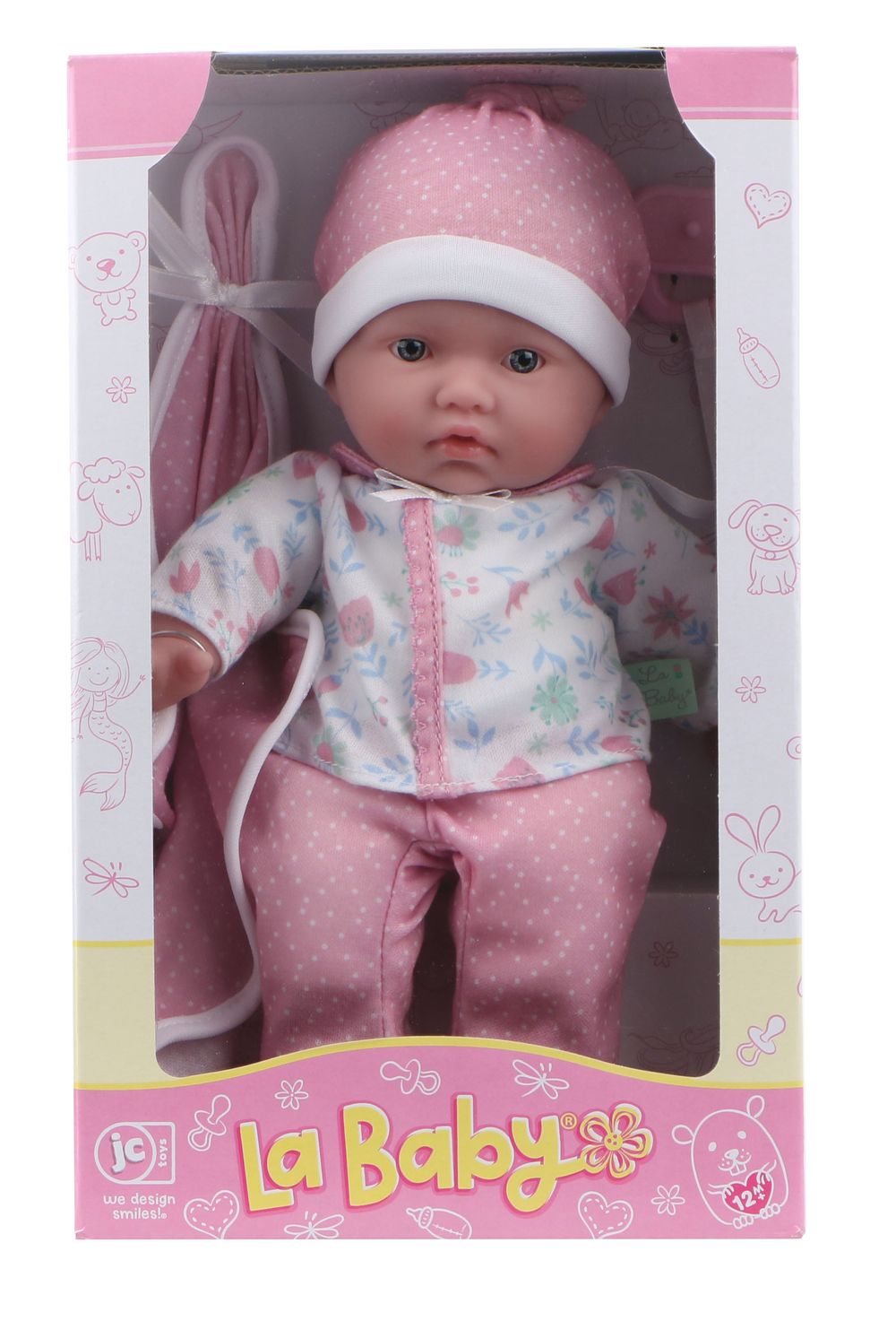 JC Toys - La Baby Doll With Outfit - 11-Inch