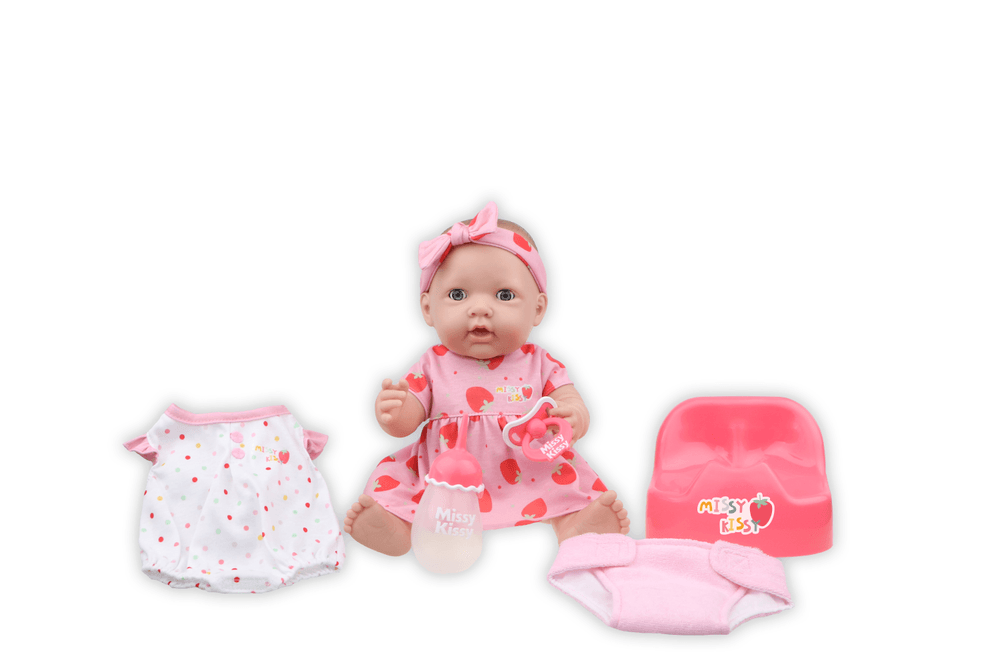 JC Toys - Missy Kissy Talking Doll Gift Set - English - 15-Inch