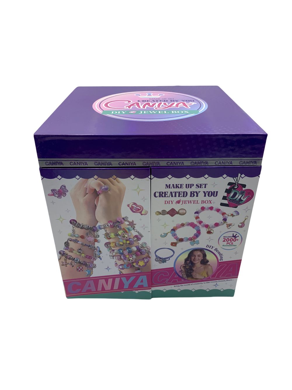 Caniya - 8 In 1 Diy Beads Jewelry Making Kit With Jewelry Gift