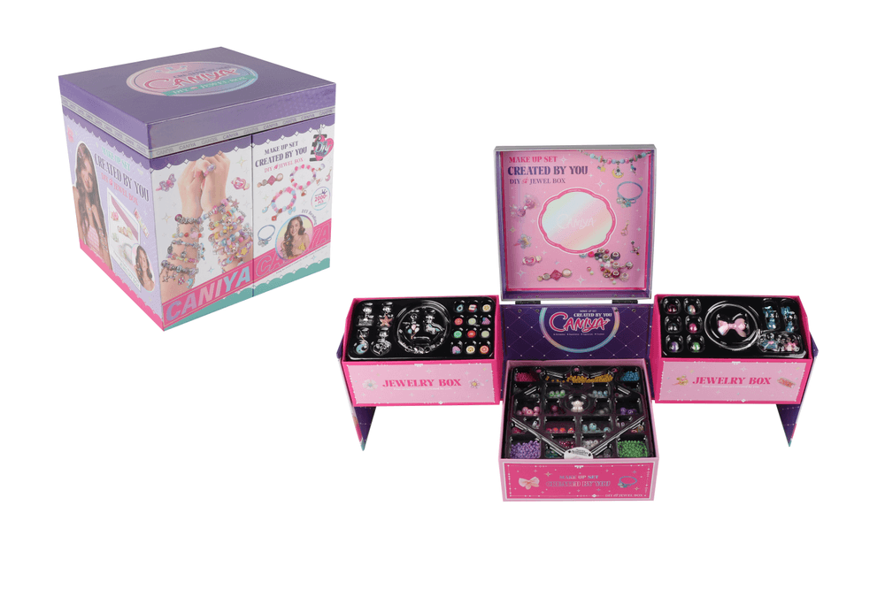 Caniya - 8 In 1 Diy Beads Jewelry Making Kit With Jewelry Gift