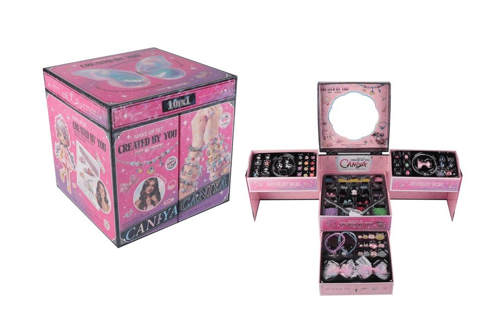 Caniya - 10 In 1 Diy Beads Jewelry Making Kit With Jewelry Gift