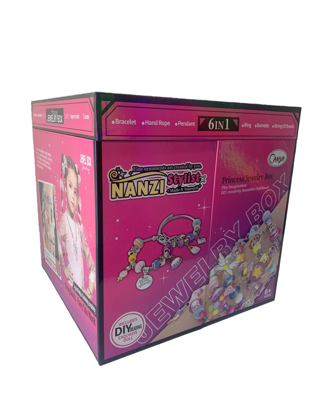 Caniya - DIY 6 In 1 Nanzi Stylist Princess Jewelry Box