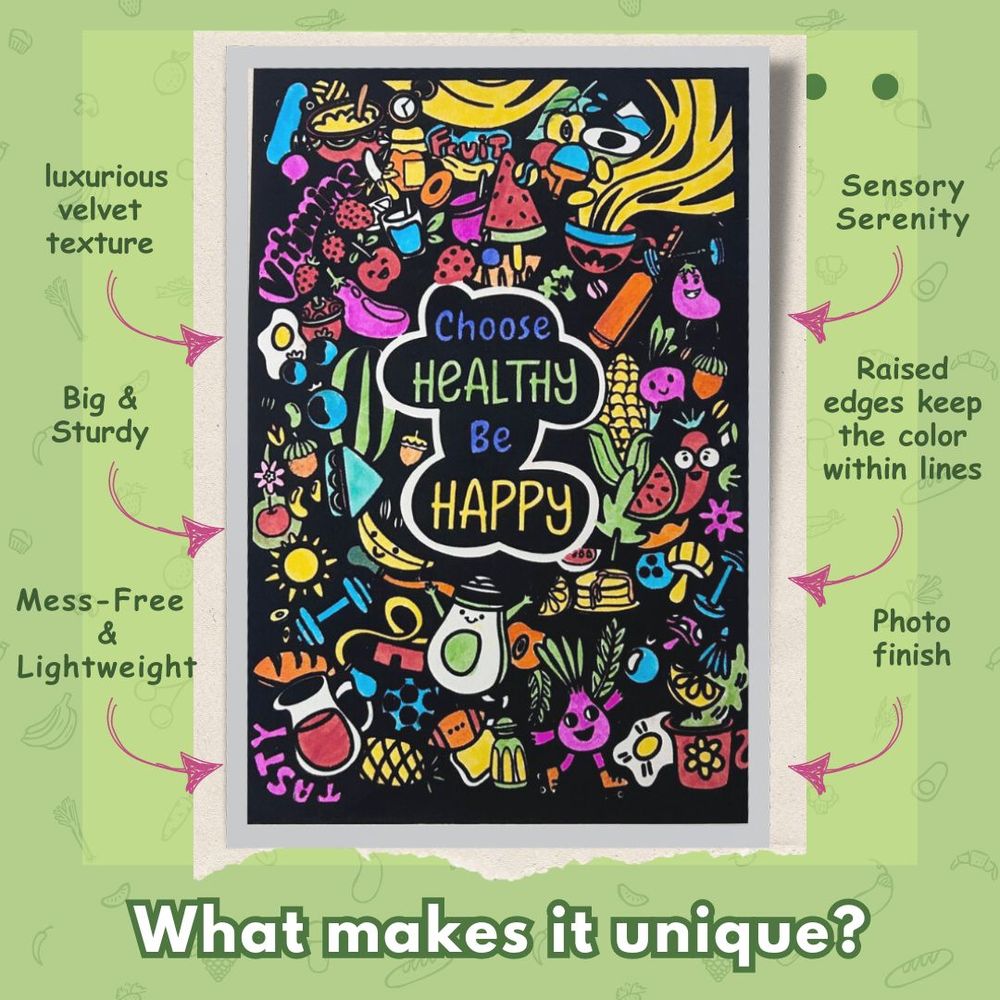 PepPlay - Velvet Colouring Canvas: Melodies of Music