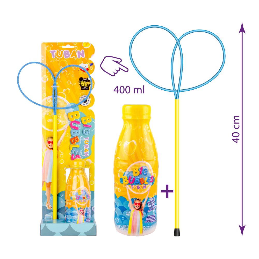 Tuban - Soap Bubble Ring Pro Butterfly & Liquid Set  - 400 ml
