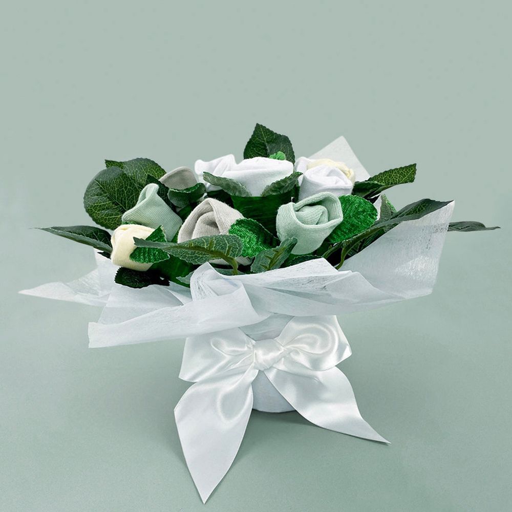 Babyblooms - Personalised Little Bunny Welcome Baby Hamper - Grey