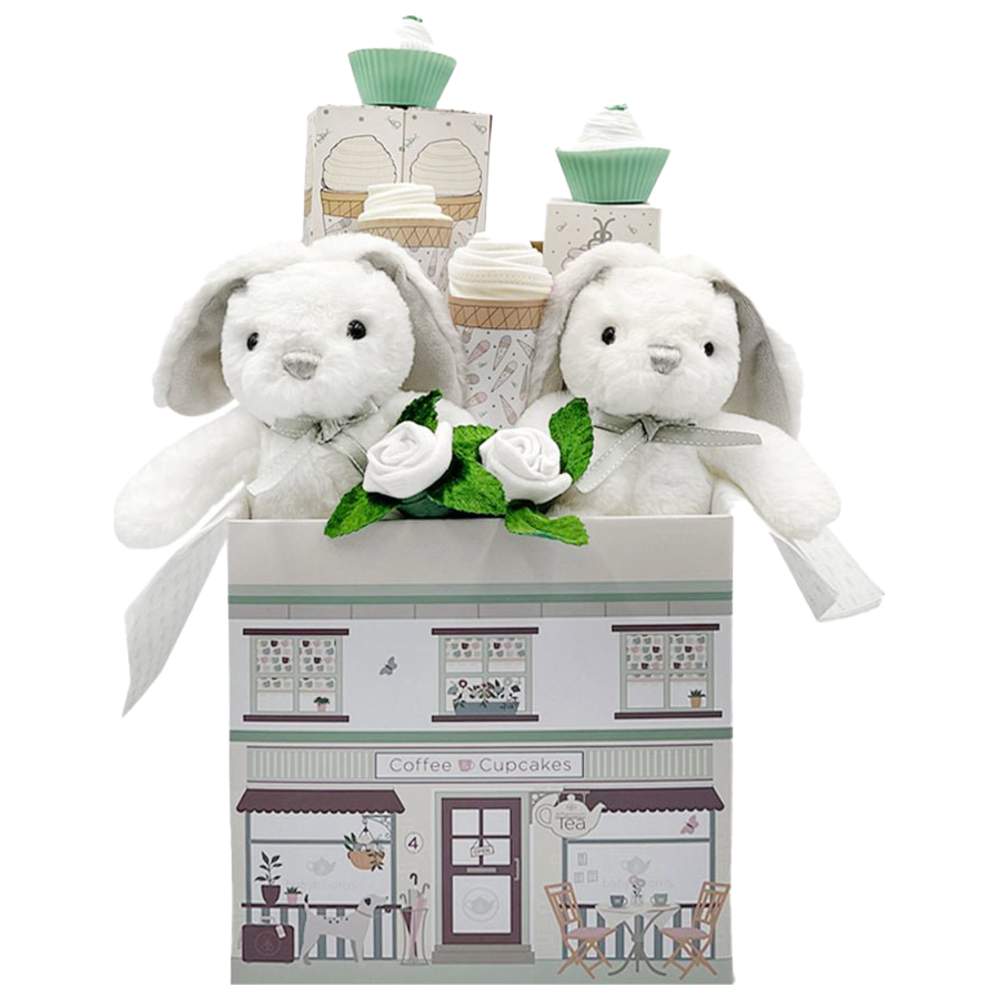 Babyblooms - 8pc-Set - Twins Hello Baby Gift Set