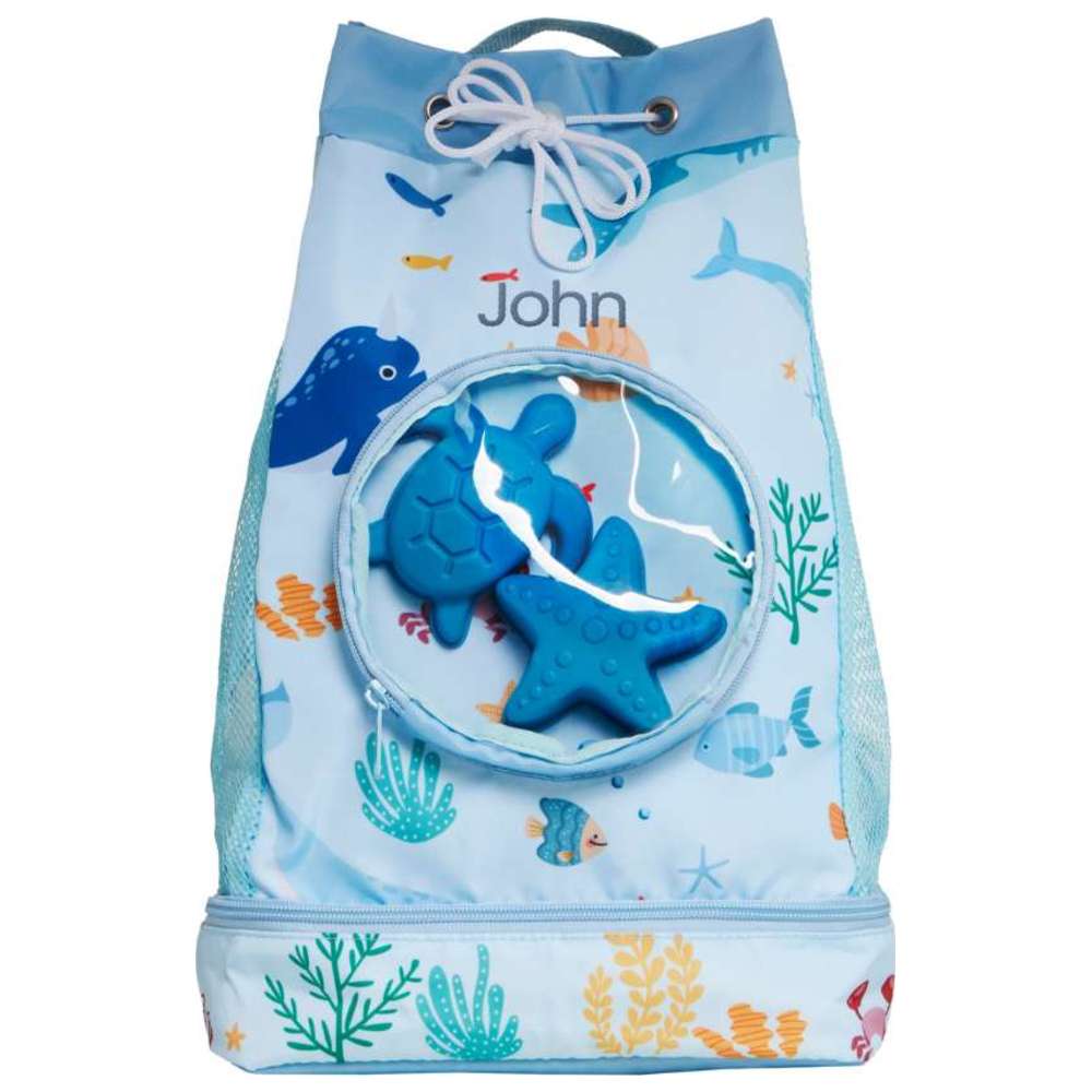 Little IA - Personalized Seaworld Adventure Swim Bag - 15 Inch