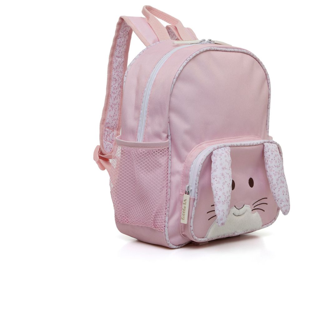 Little IA - Personalized Bunny Backpack - Pink - Mini - 13.8-Inch/35.5cm
