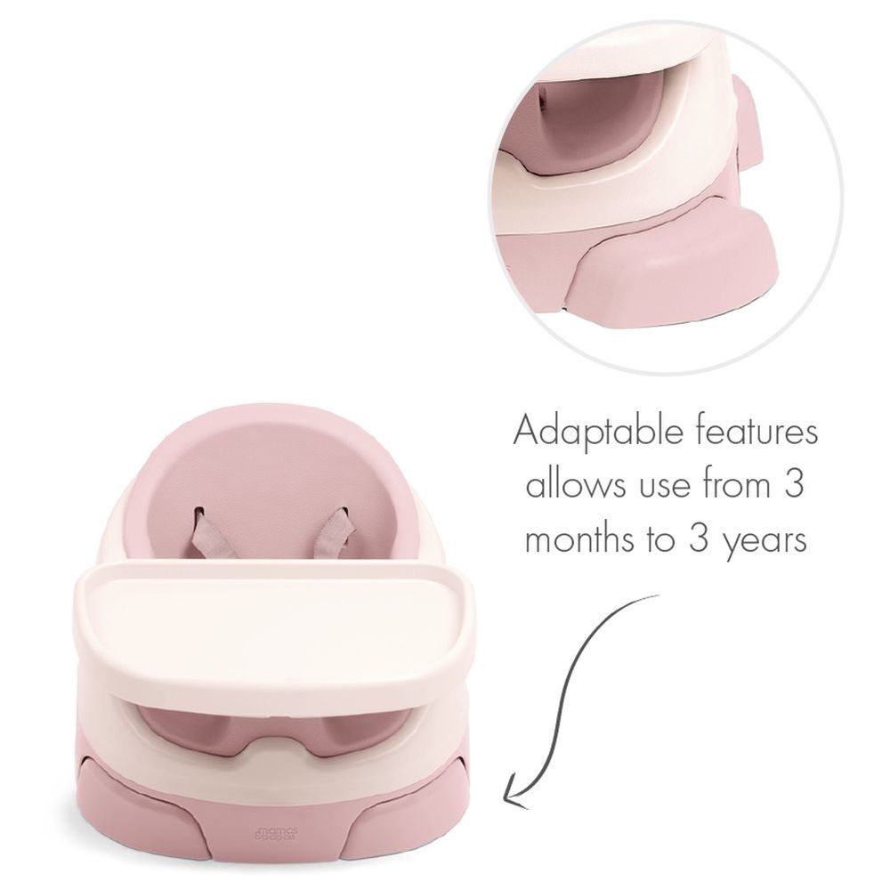 Mamas & Papas Baby Bug 3-In-1 Booster Seat With Activity Tray Blossom