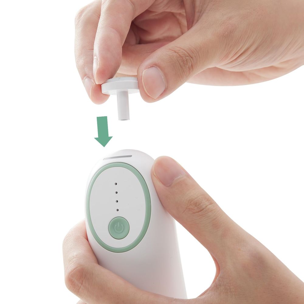 Momcozy - Baby Replacement Electric Nail File Pads - Green - 8 Pcs