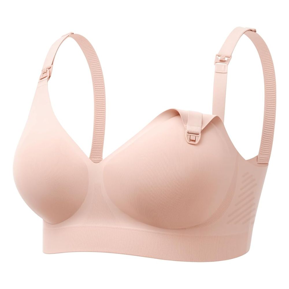 Momcozy CoolFit Nursing Bra - Beige