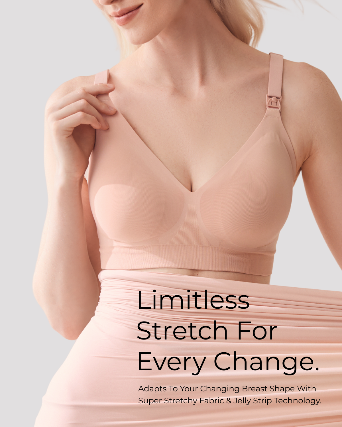 Momcozy CoolFit Nursing Bra - Beige