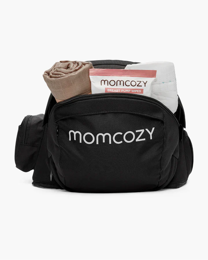 Momcozy - Hip Seat Baby Carrier -  Large - Black