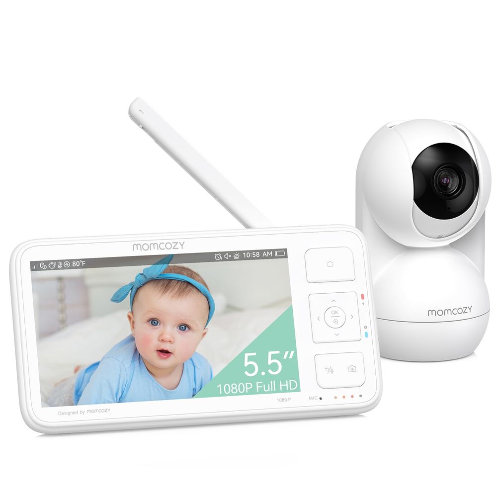 Momcozy - 1080P Fulll HD Baby Monitor - 5.5-Inch