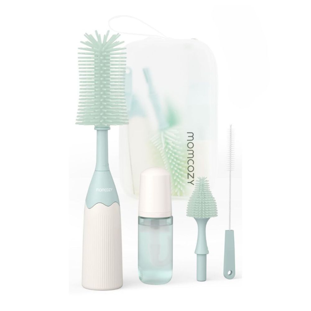 Momcozy - Bottle Brush Kit Innovative Push-press Design For Better Cleaning