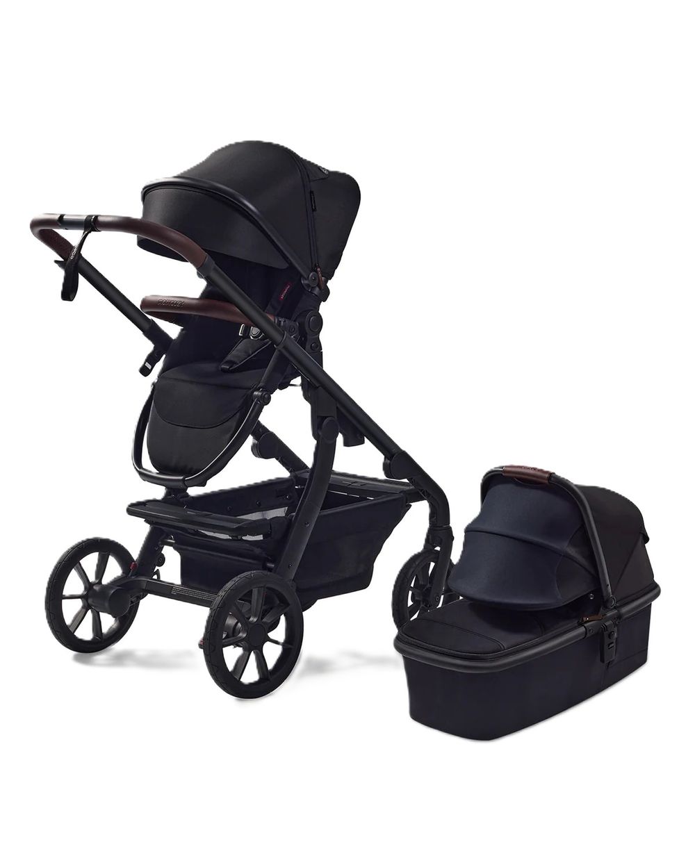 Momcozy - Convertible Changego Baby Stroller - Black