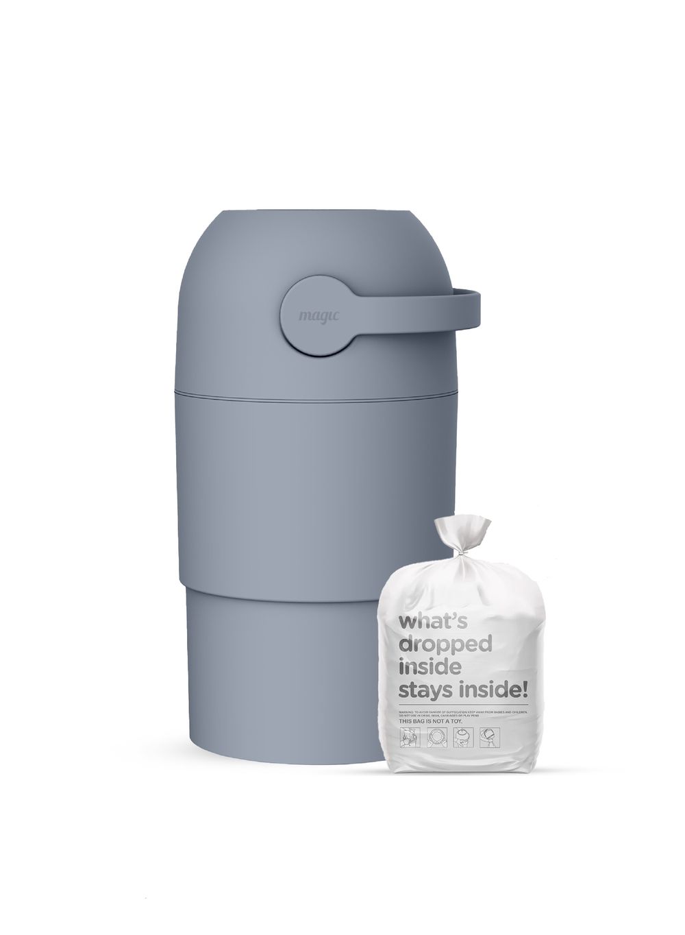 Magic Heka L Diaper Pail With Roll Of 15 Bags