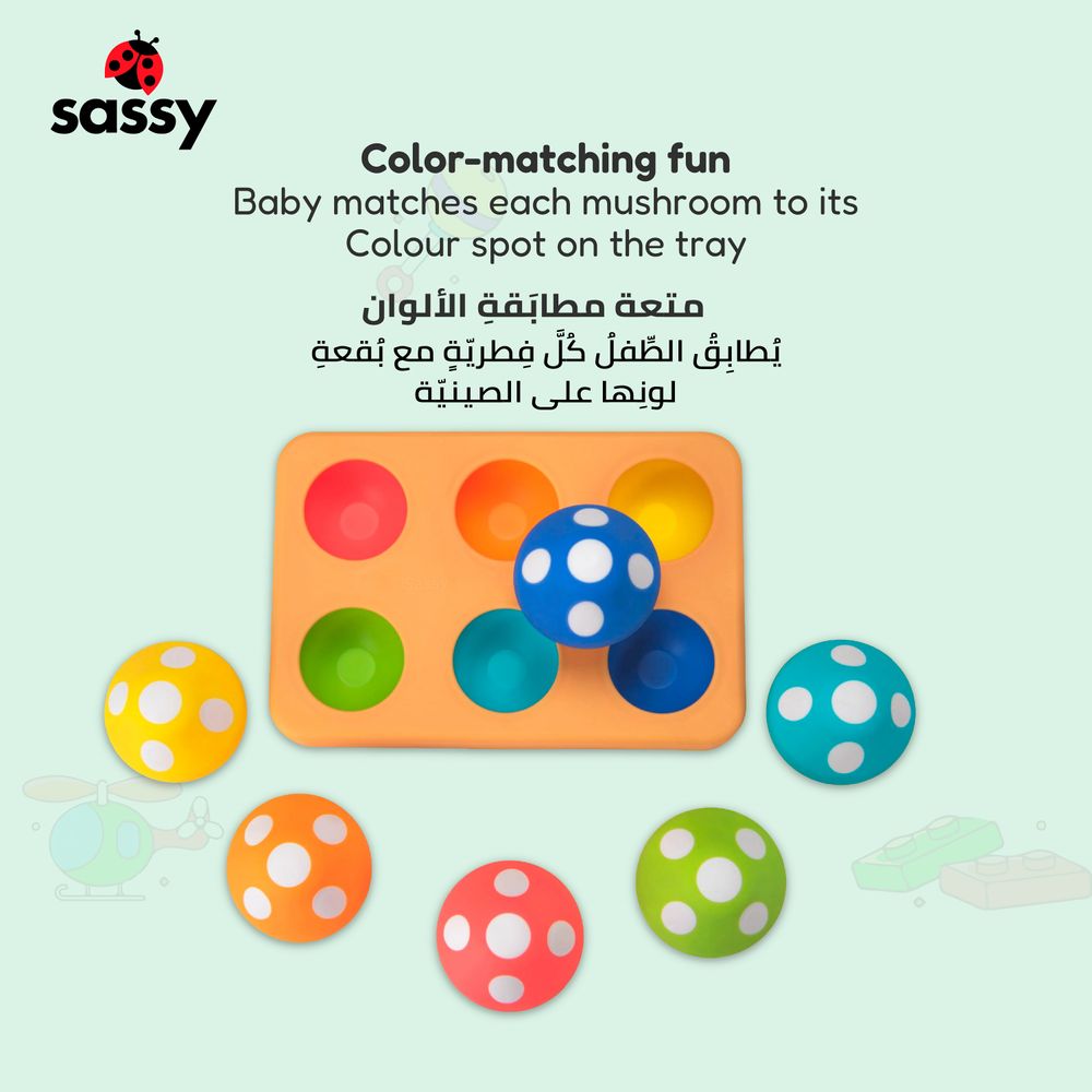 Sassy - Color & Emotion Matching And Sorting Board Toy - Multicolor