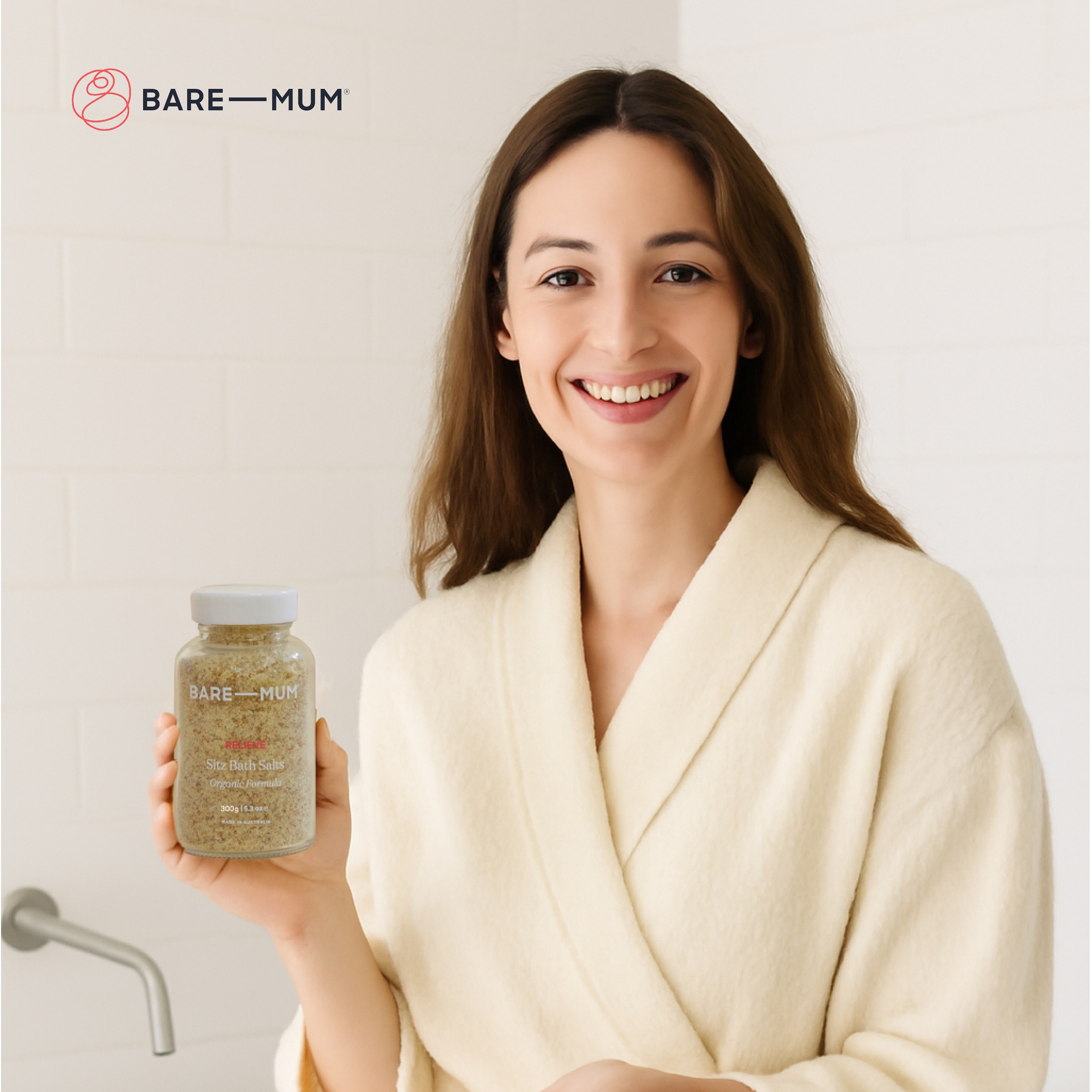 BARE-MUM - Sitz Bath Salts - 300gm