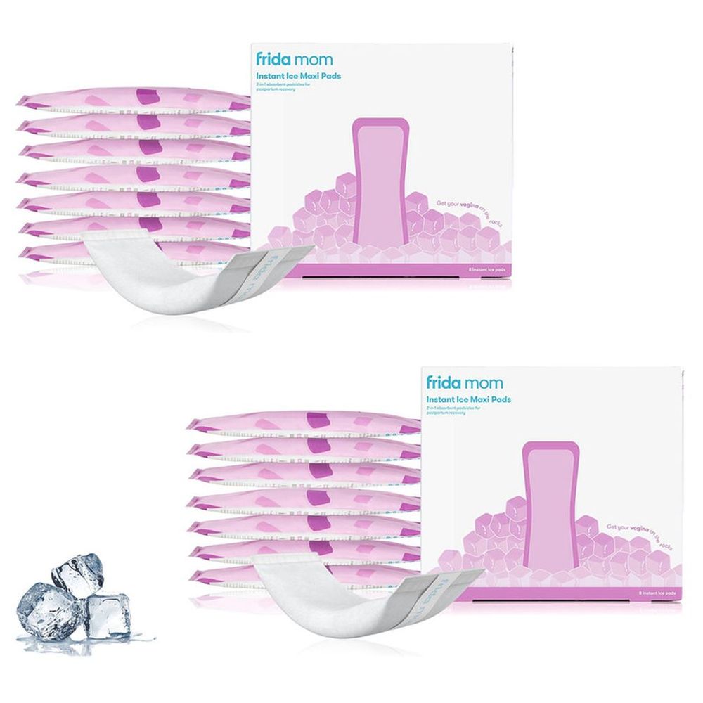 Frida Mom - 2-in-1 Postpartum Ice Maxi Pads - Pack Of 2