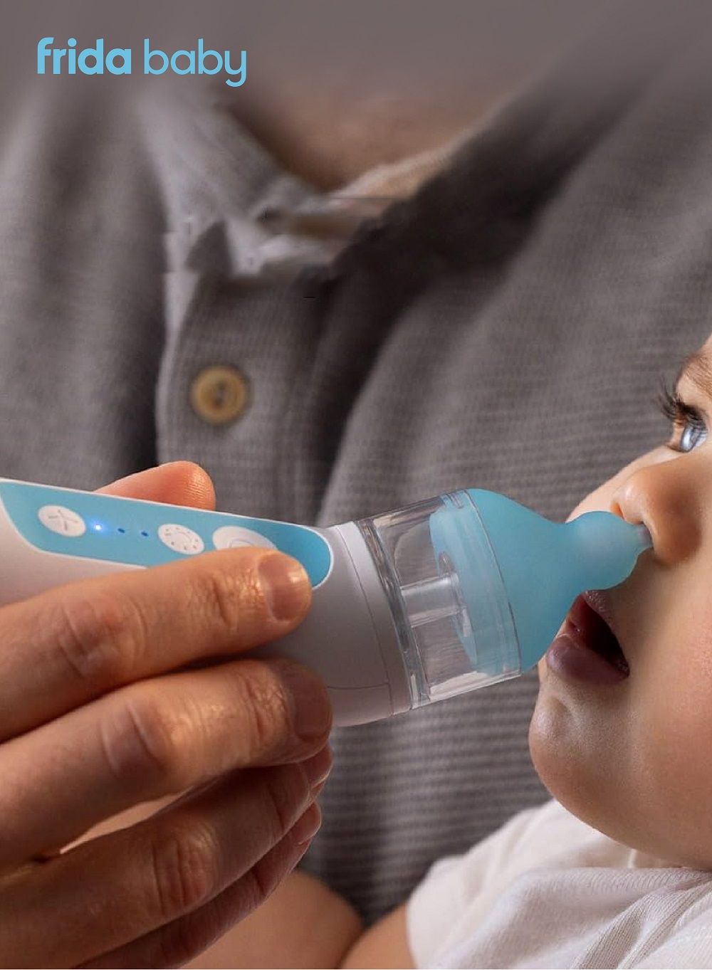 Fridababy - Electric NoseFrida Nasal Aspirator - White/Blue