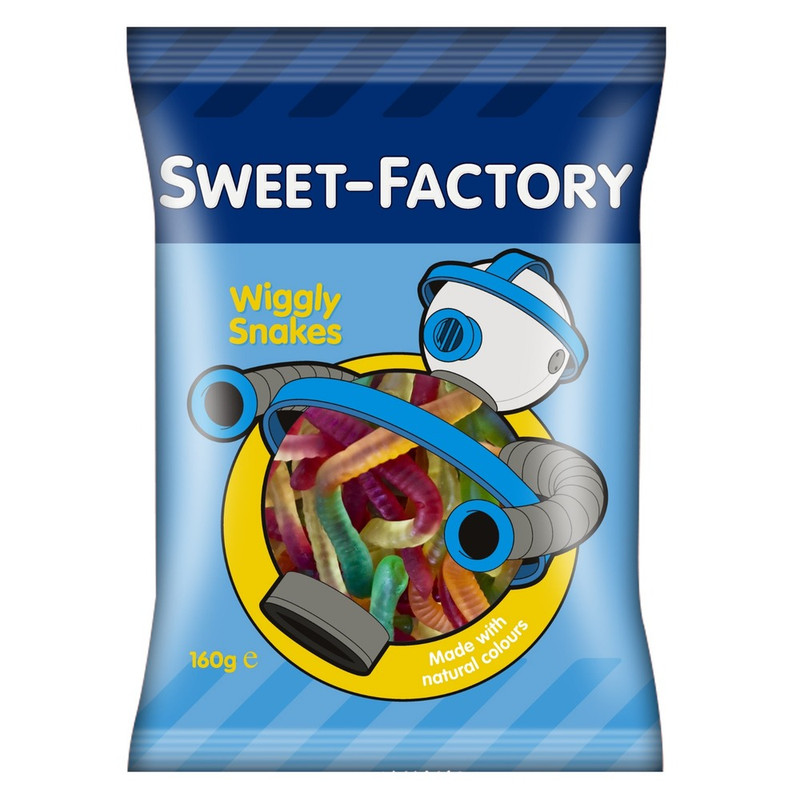 Sweet Factory - Wiggly Snakes Gummies 160g