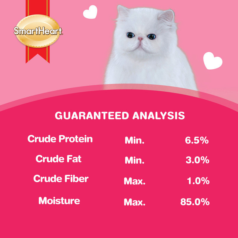 Smartheart - Pouch Adult Cat Wet Food Chicken with Rice and Cheese - 85gm