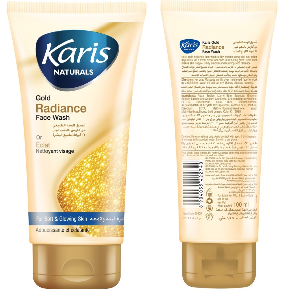 Karis Naturals - Gold Radiance Face Wash - 150 ml
