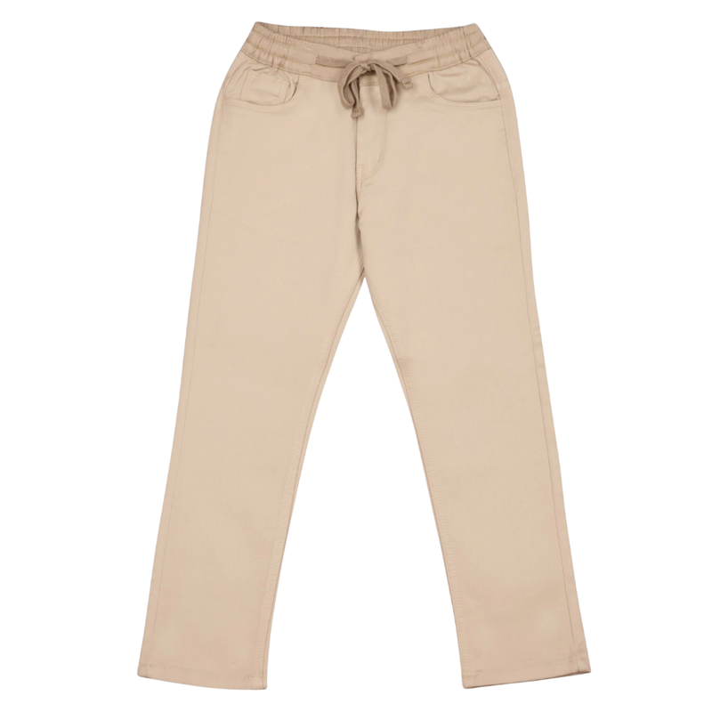Nexgen Juniors - Boy's Half Elasticated Pant - Beige