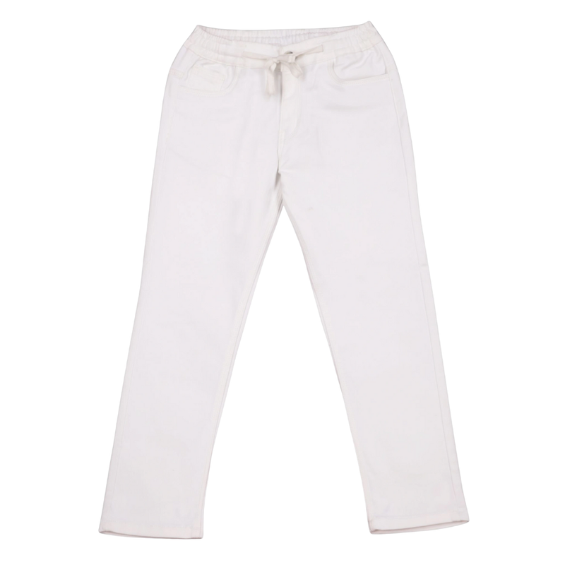 Nexgen Juniors - Boy's Half Elasticated Pant - White