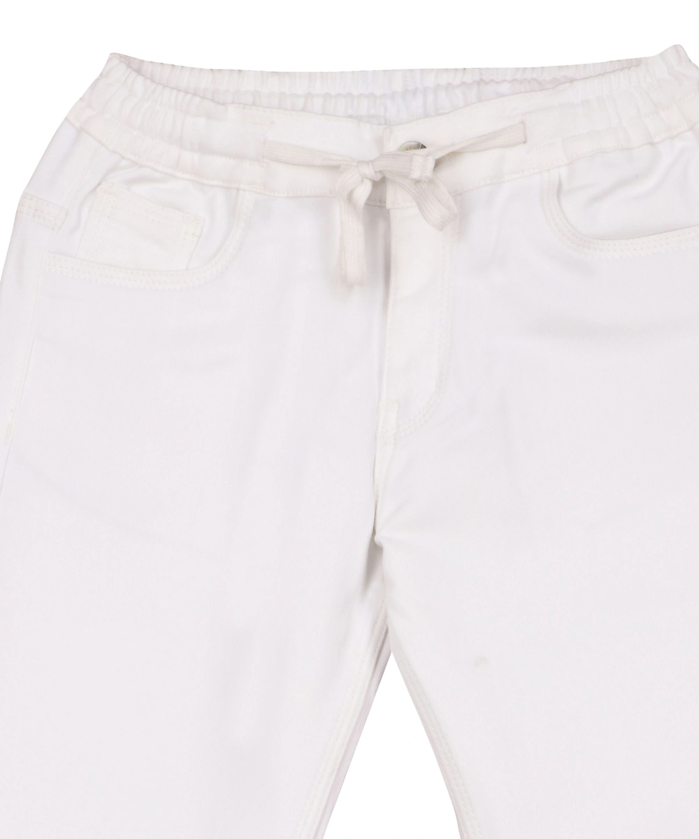Nexgen Juniors - Boy's Half Elasticated Pant - White
