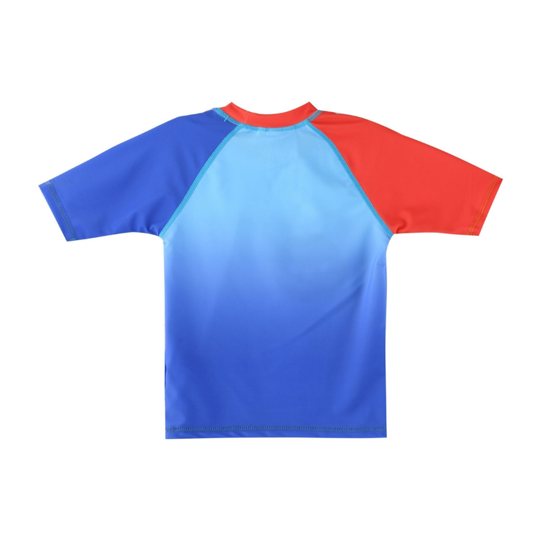 Spiderman - Boy's Short Sleeves Rash Guard Top - Multicolor