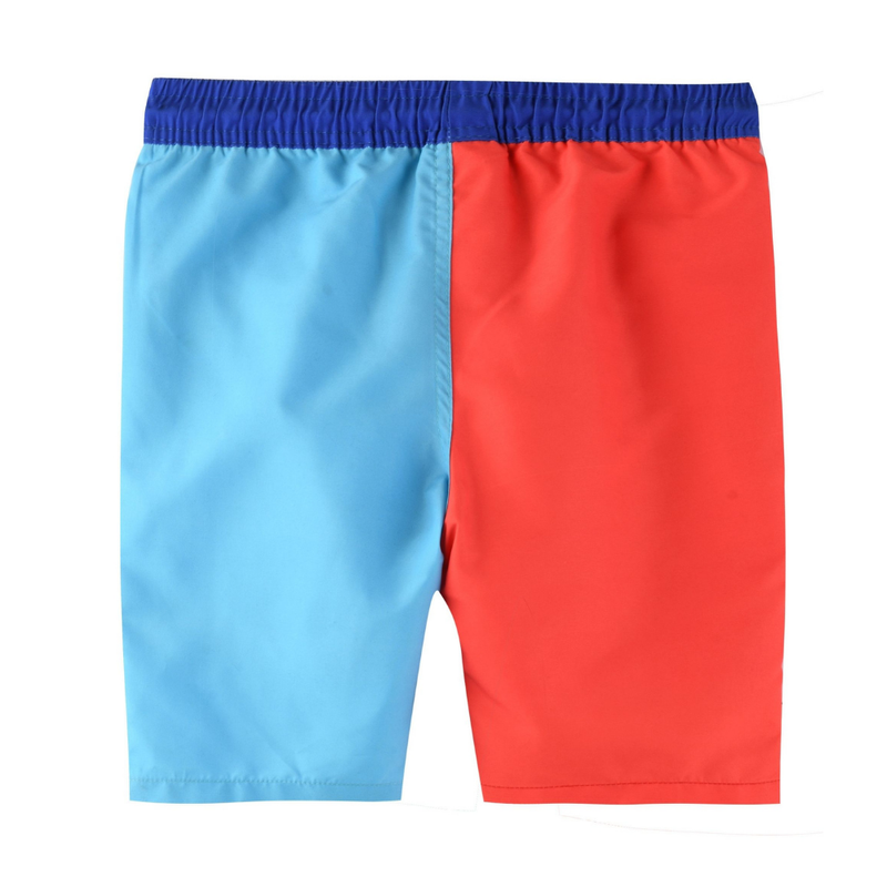 Spiderman - Boy Swim Board Short - Blue/Red