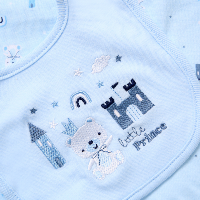 Rock a Bye Baby - Baby Boy Hanging Gift Set - 5 Pcs - Blue