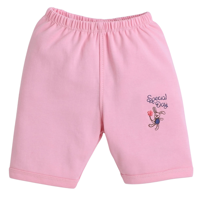 Smart Baby - Baby Girl's Placement Printed Shorts - Pink