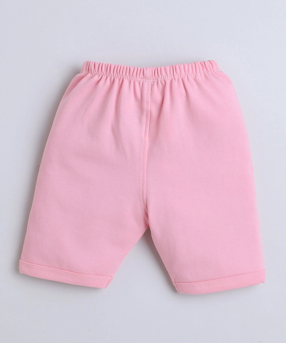 Smart Baby - Baby Girl's Placement Printed Shorts - Pink