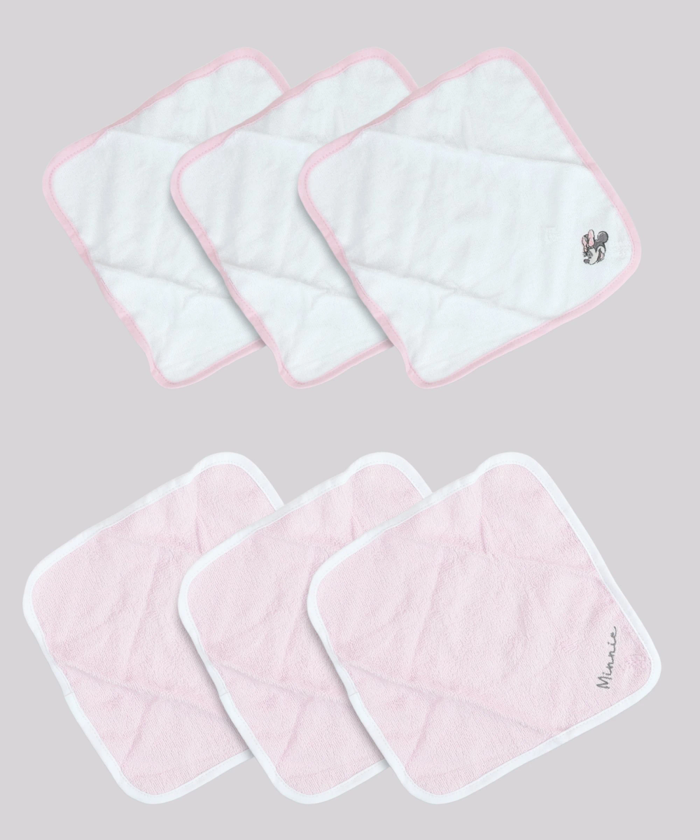 Minnie Mouse - Baby Girl's Minnie Mouse 6pcs Wash Cloth