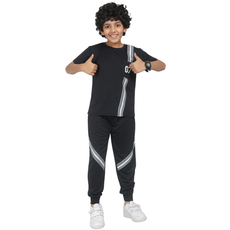 Nexgen Juniors - Boy Active Sports Jogger - Black