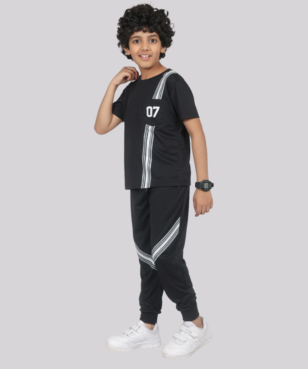Nexgen Juniors - Boy Active Sports Jogger - Black