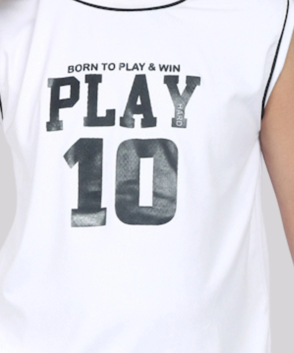 Nexgen Juniors - Boy Sleeveless Sports T-Shirt - White