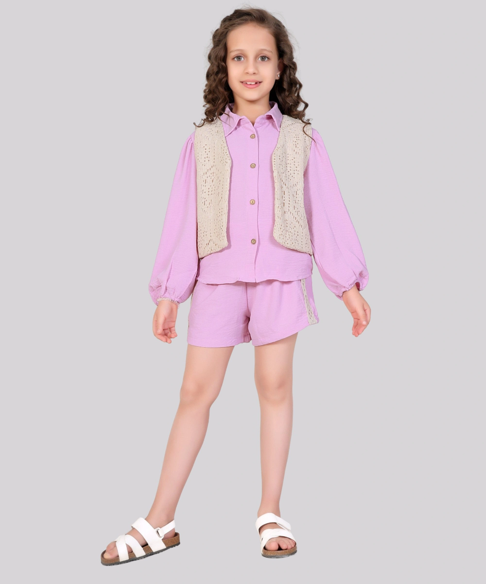 LITTLE KANGAROOS - Girl's Casual Shorts