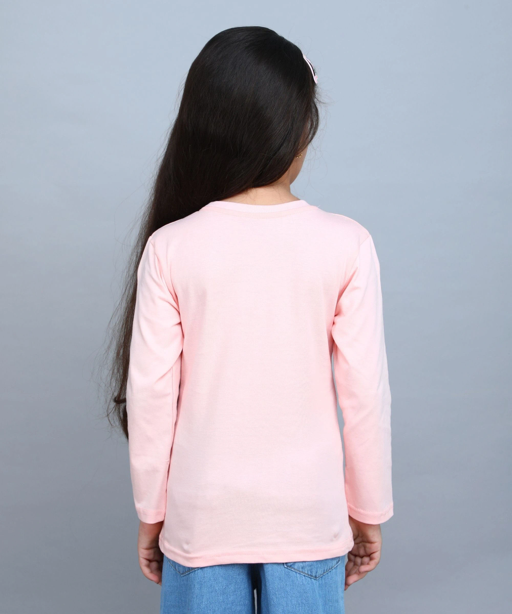 Nexgen Girls - Girl's Casual Printed T-Shirt - Pink
