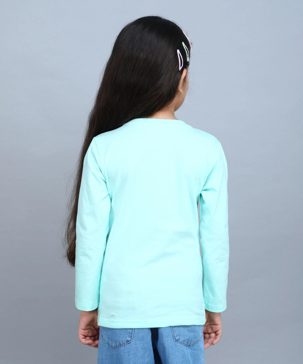 Nexgen Girls - Girl's Awesome Embellished T-Shirt - Blue