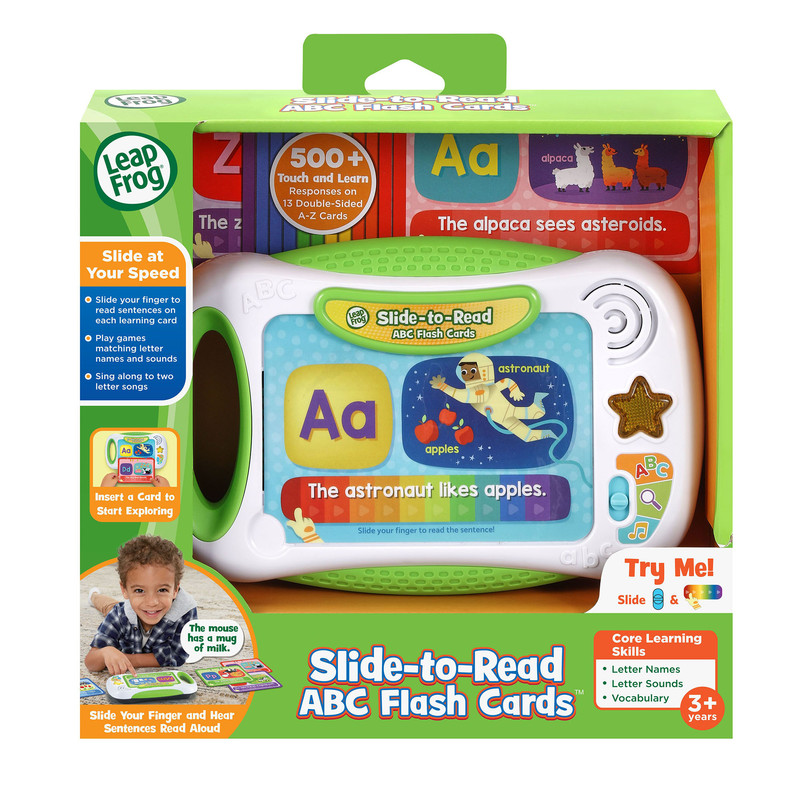 LeapFrog - Slide To Read ABC Flash Cards Early Learning Toy Set