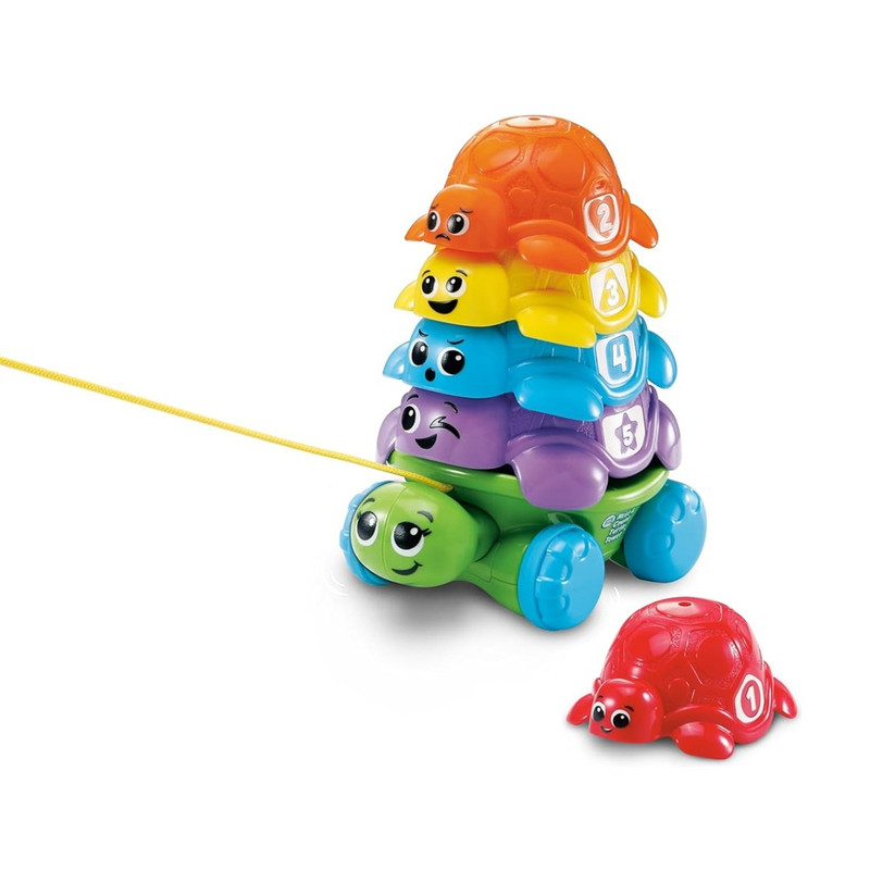 LeapFrog - Nest And Count Turtle Tower Toy Set
